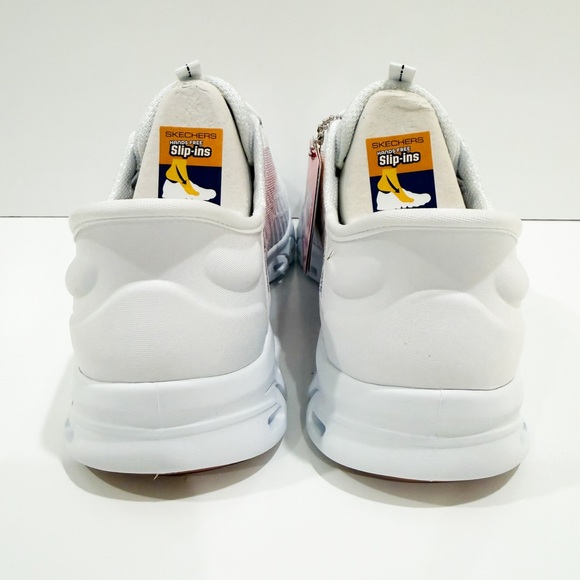 Skechers Glide-Step Tranquility Hands Free Slip-ins Sneakers White 5.5 Wide NEW - Picture 8 of 12